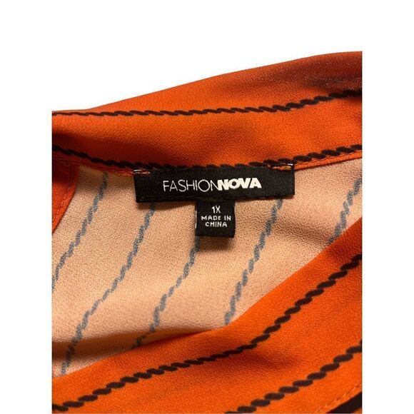 Fashion Nova blouse sz 1X - Picture 3 of 4